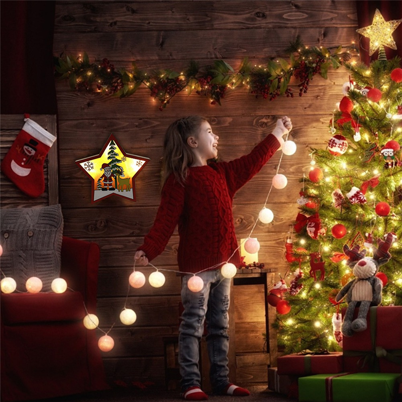 A11I 3PCS LED Wood Star Night  - Baby Nursery Wall Lights reseña y precio
