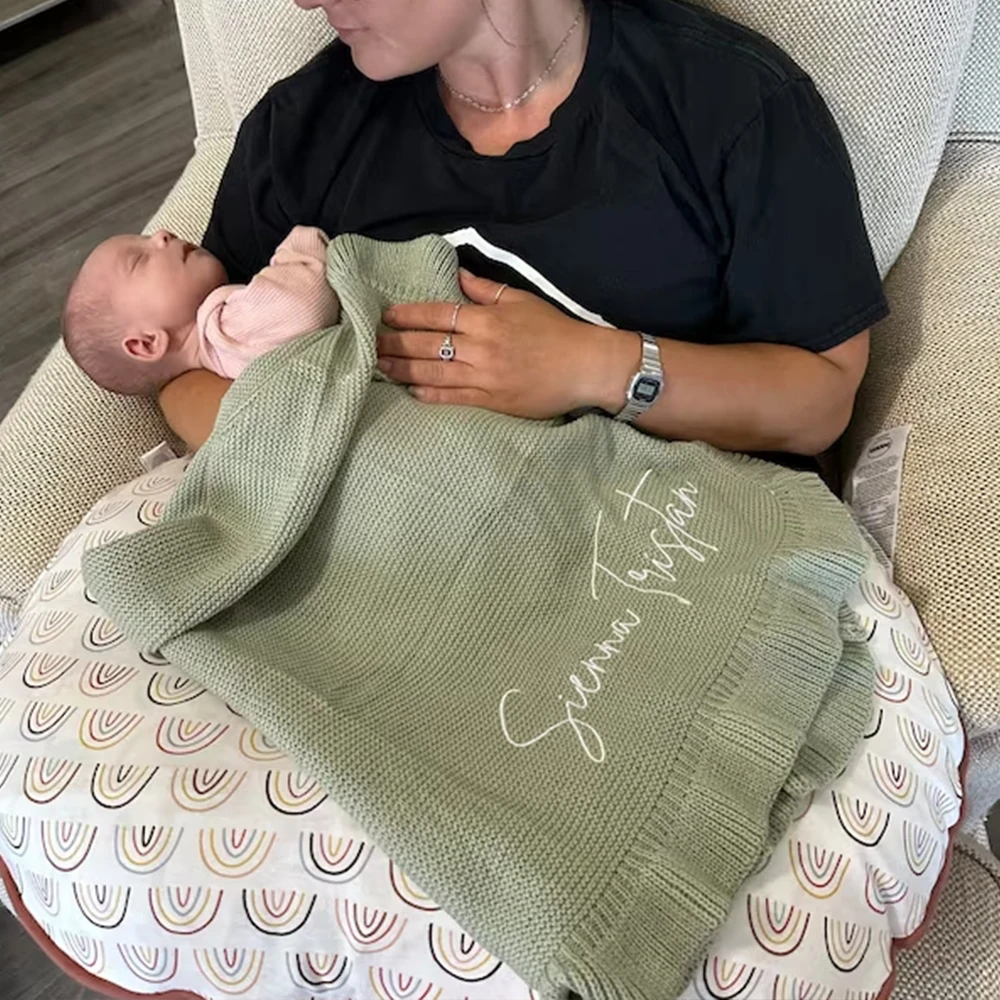 Embroidered Baby Blanket Custo - Baby Nursery In Hospital reseña y precio