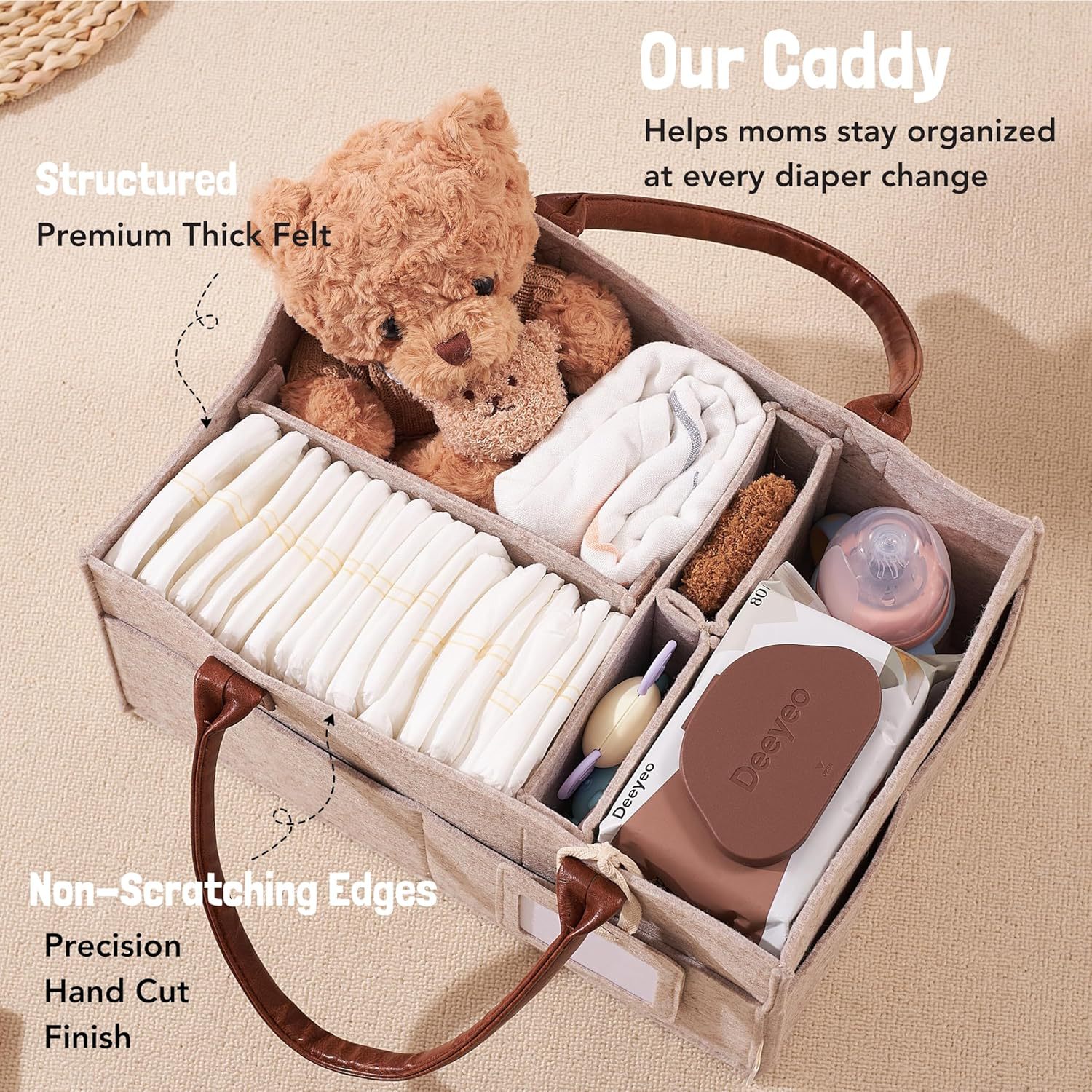 Baby Felt Storage Nursery Orga - Baby Nursery Unisex reseña y precio