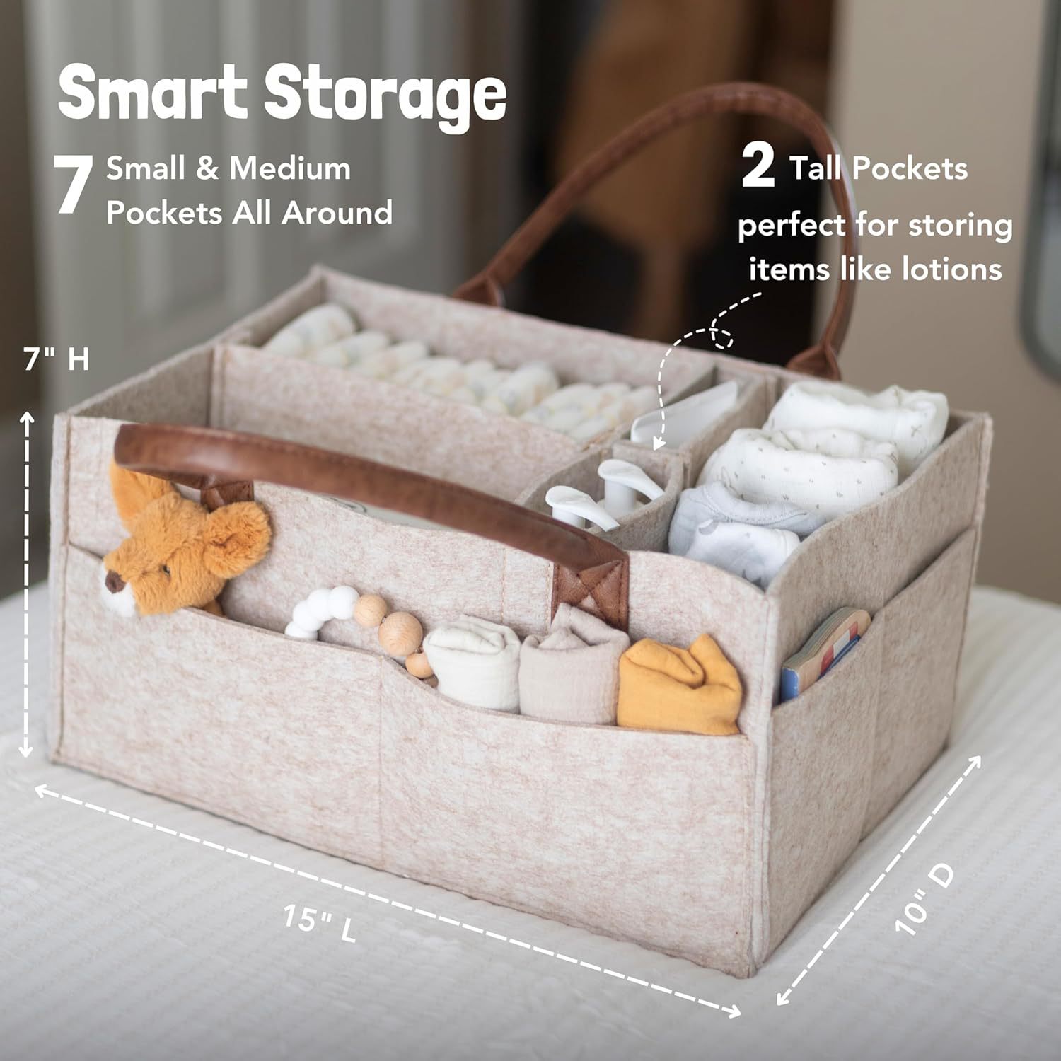 Baby Felt Storage Nursery Orga - Baby Nursery Unisex reseña y precio