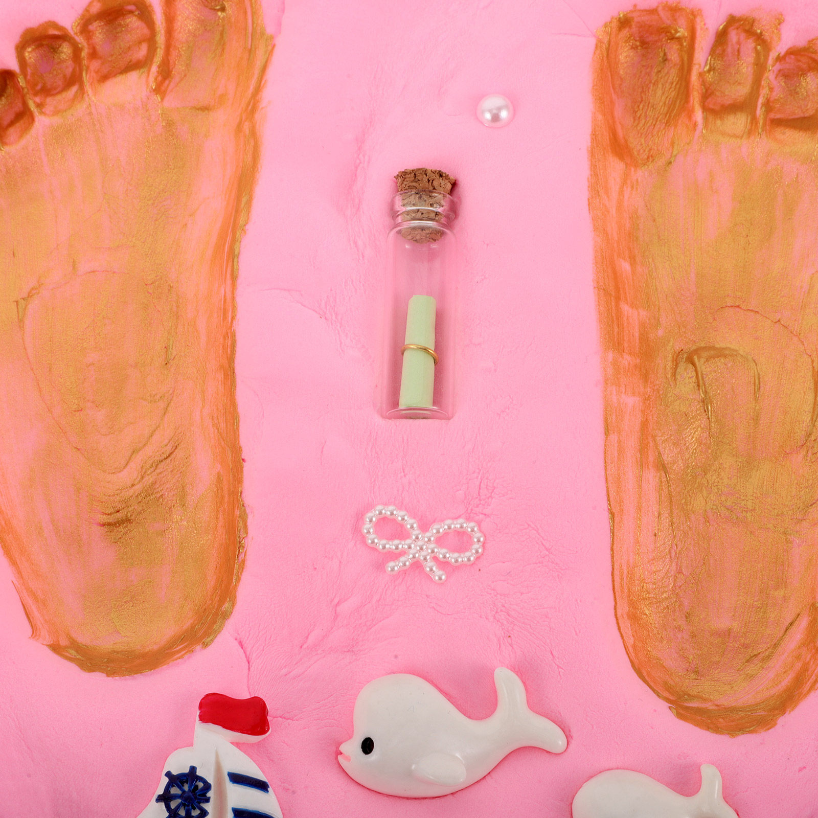 Baby Handprint Footprint Kit N - Baby Nursery Frames reseña y precio