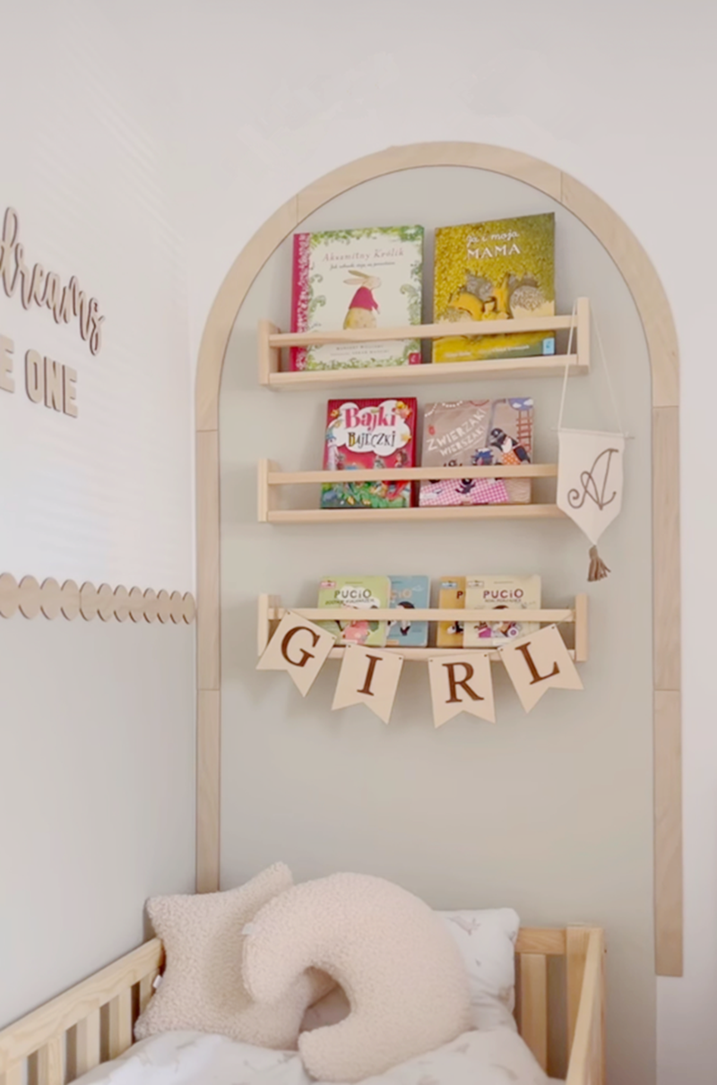 Modern unfinished Wood Wall Ar - Baby Nursery Frames reseña y precio