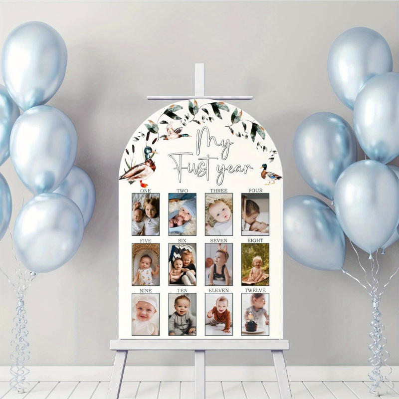 1pc My First Year Photo Board  - Baby Nursery Frames reseña y precio