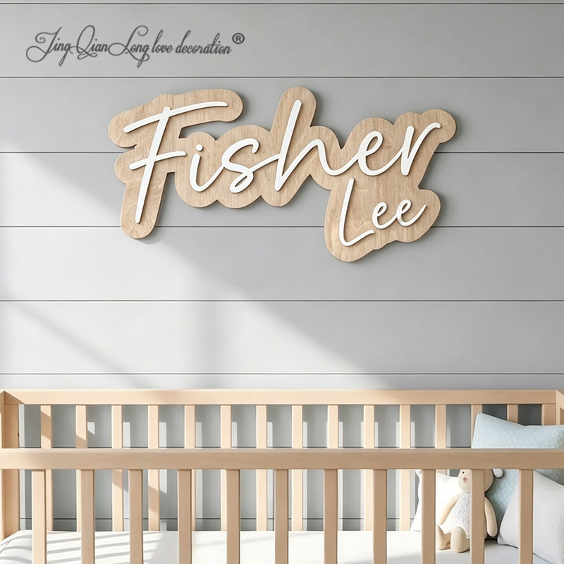 Large Custom Name Sign, Nurser - Baby Nursery Name Sign reseña y precio