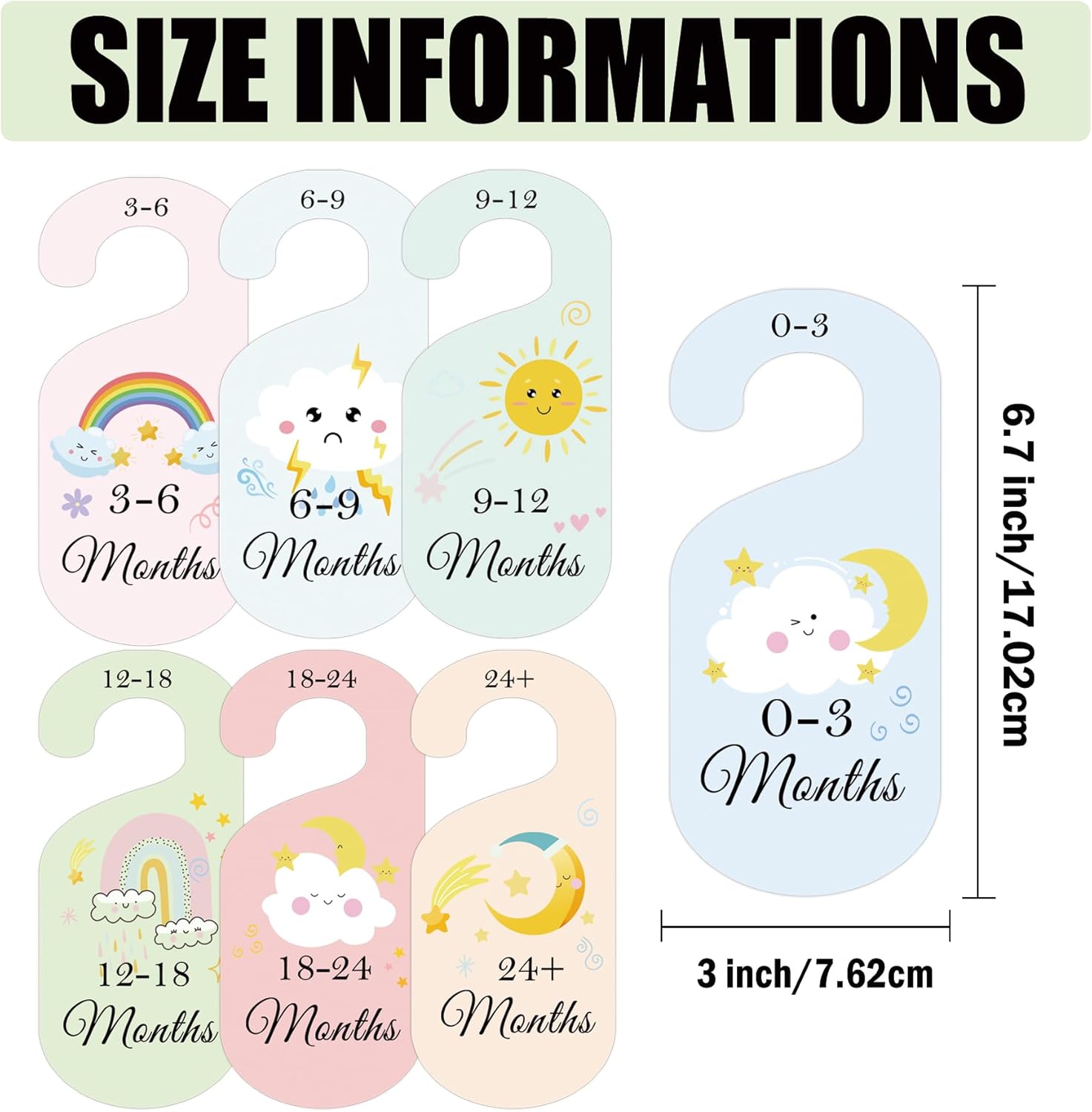 8 Pack Baby Closet Dividers Wa - Closet Organizer Baby reseña y precio