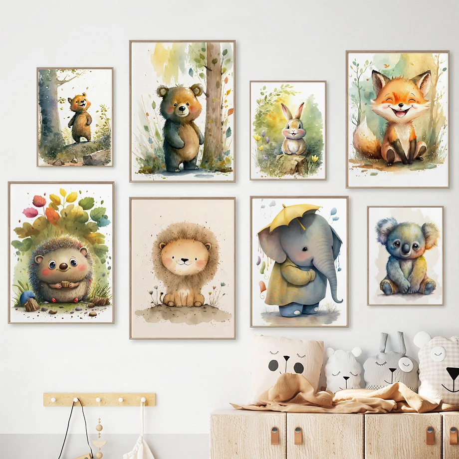 Minimalist Canvas Posters Happ - Baby Nursery Wall Art reseña y precio