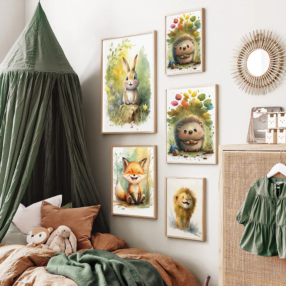 Minimalist Canvas Posters Happ - Baby Nursery Wall Art reseña y precio