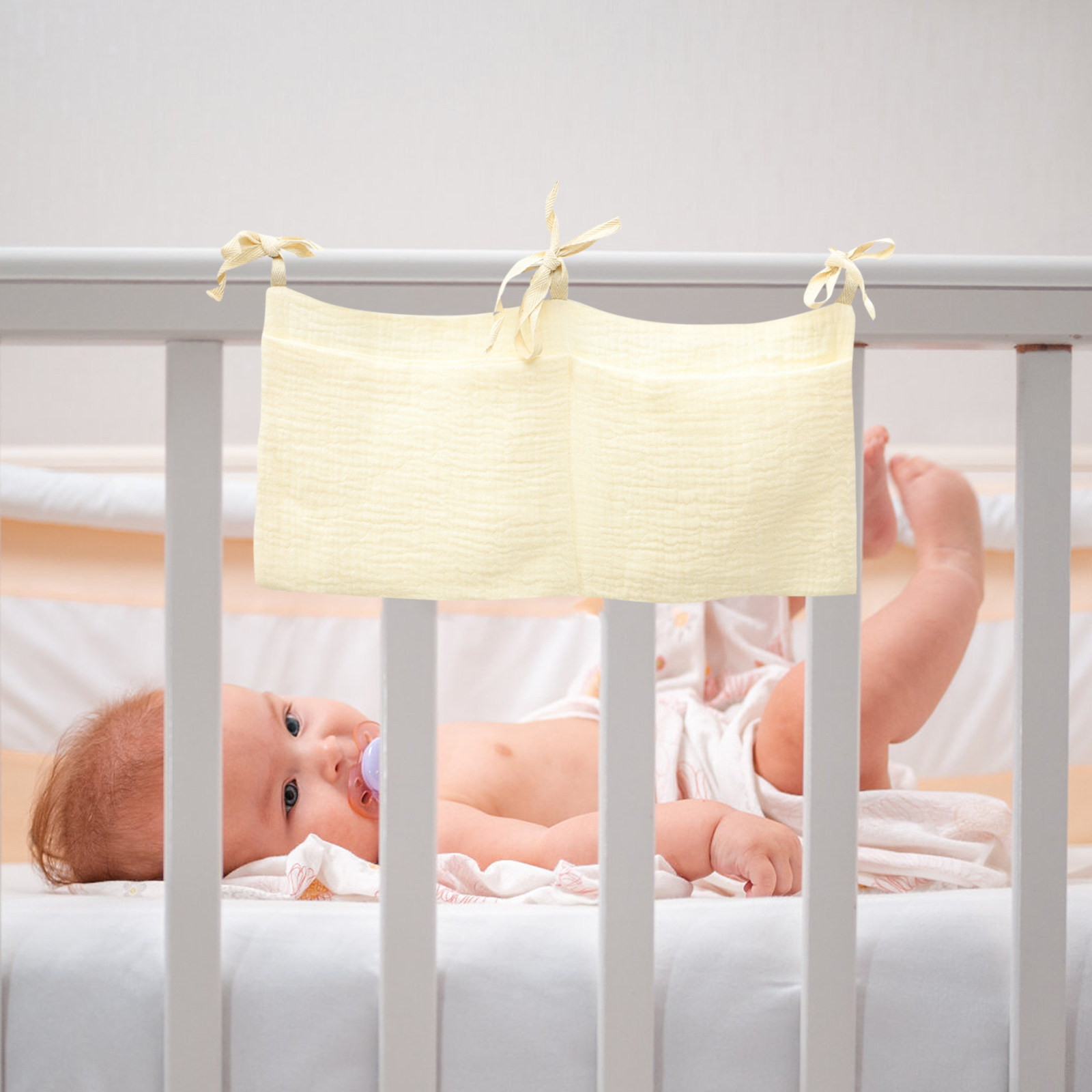 Baby Crib Hanging Storage Bag  - Baby Nursery Unisex reseña y precio
