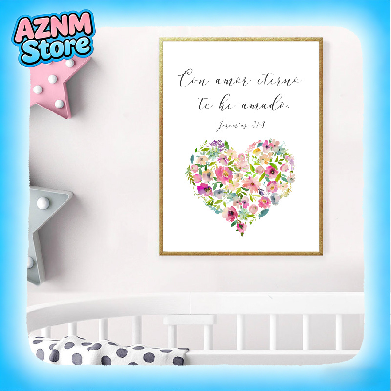 2026 Spanish Bible Verse Love  - Baby Nursery In Spanish reseña y precio