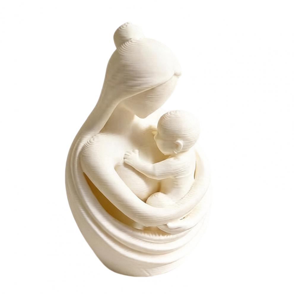Mother Holding Baby Sculpture  - Baby Nursery Table reseña y precio