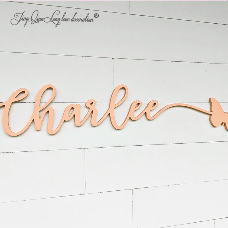 Custom Name Sign: Baby Girl Nu - Baby Nursery Name Sign reseña y precio
