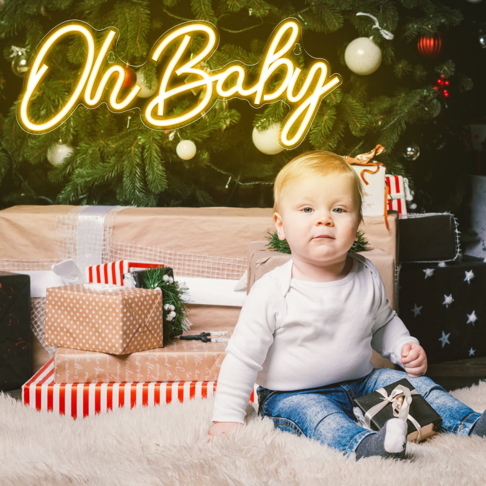Oh Baby Neon Sign USB Dimmable - Baby Nursery Wall Lights reseña y precio