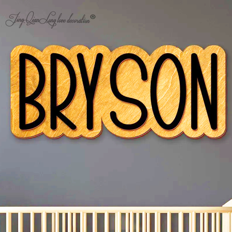 Custom Wood Name Sign Nursery  - Baby Nursery Name Sign reseña y precio