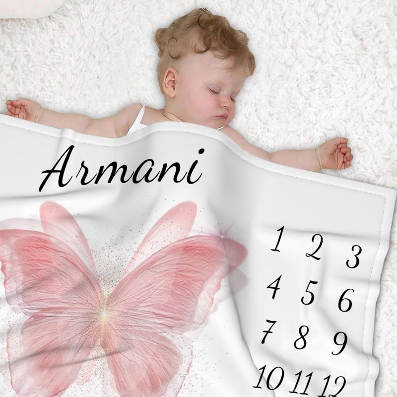 VIKAMA Pink Butterfly Baby Mil - Baby Nursery Unisex reseña y precio