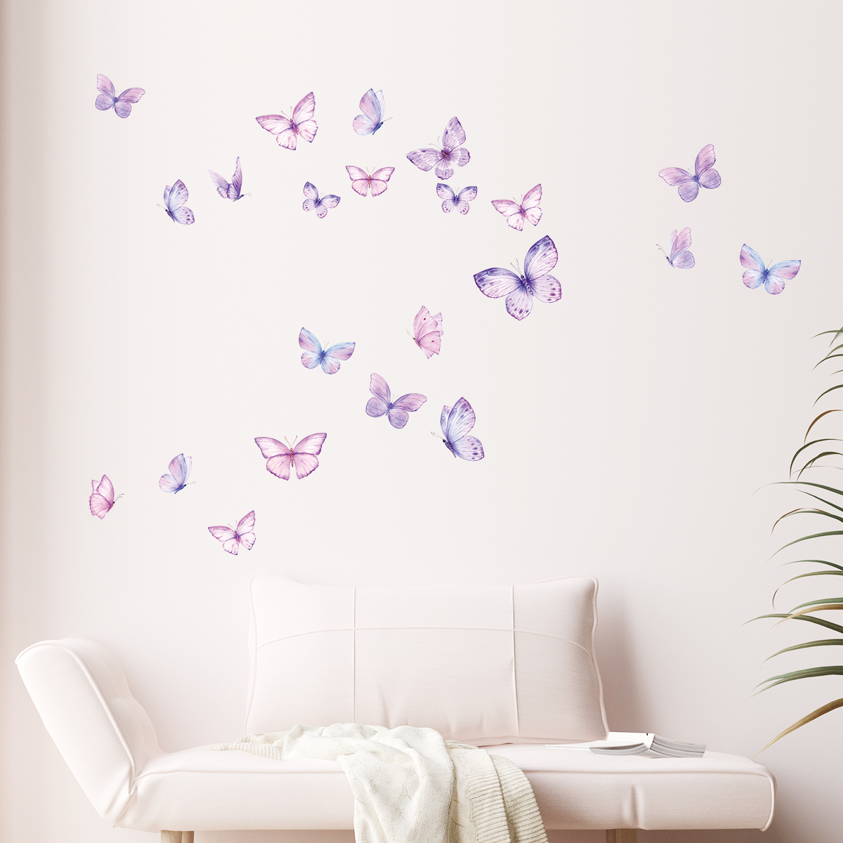 17pcs Watercolor Pink Flying B - Baby Nursery Water reseña y precio