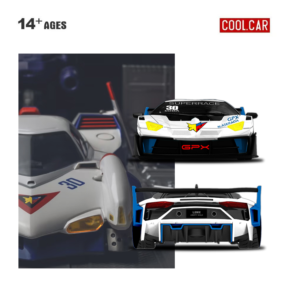 Cool Car 1:64 GTEVO Superrace  - Baby Nursery Gifts reseña y precio