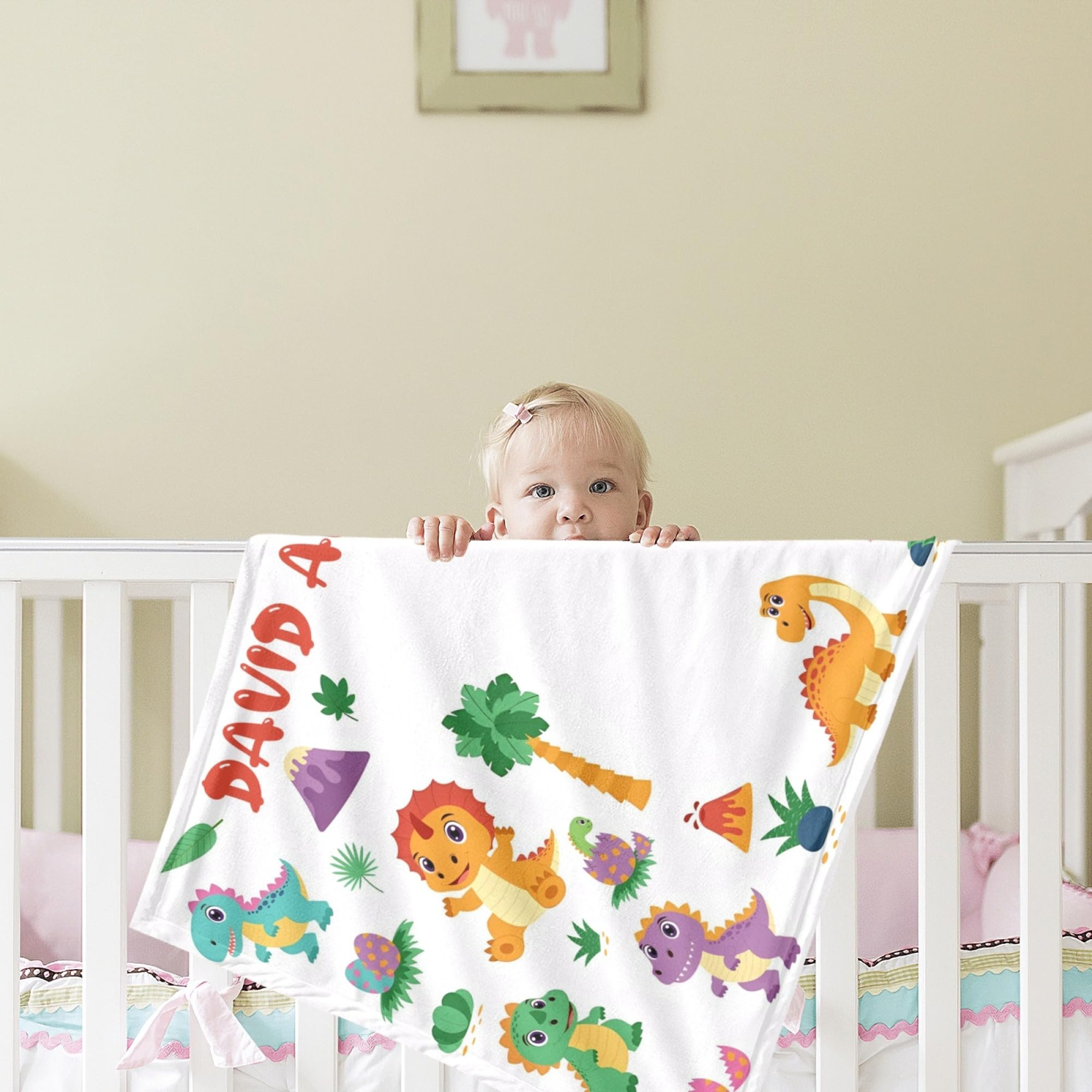 VIKAMA Dinosaur Themed Baby Mi - Baby Nursery Unisex reseña y precio