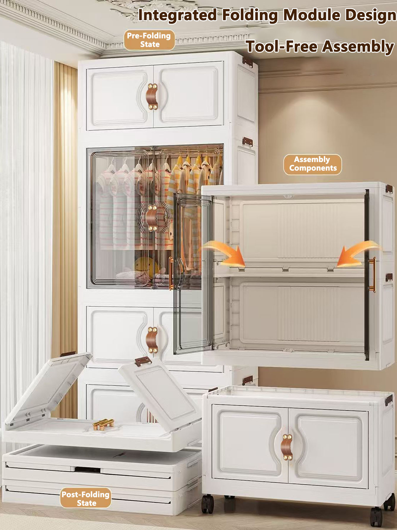 No-Installation Baby Wardrobe  - Closet Organizer Baby reseña y precio