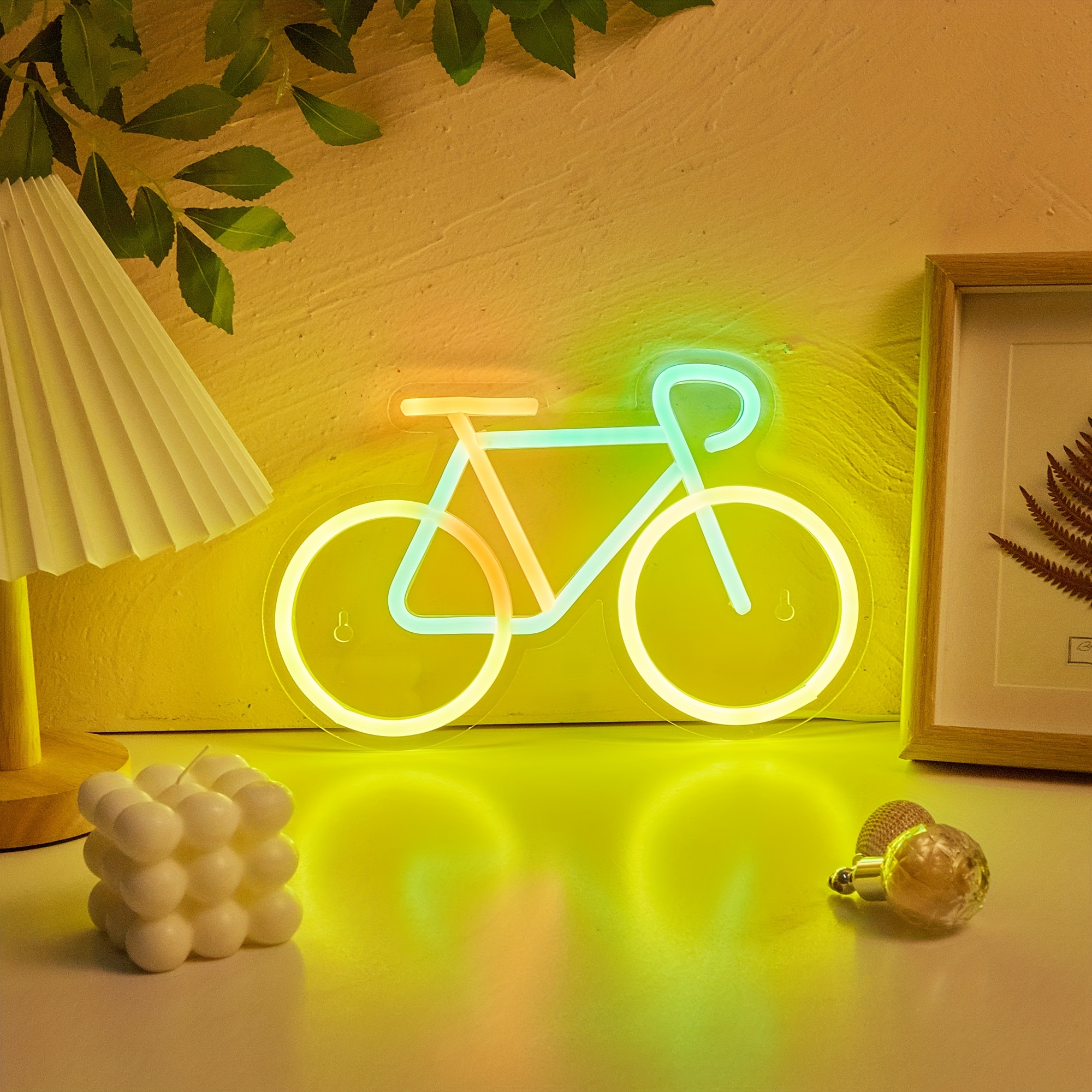 Bicycle LED Neon Sign, For Wal - Baby Nursery Wall Lights reseña y precio