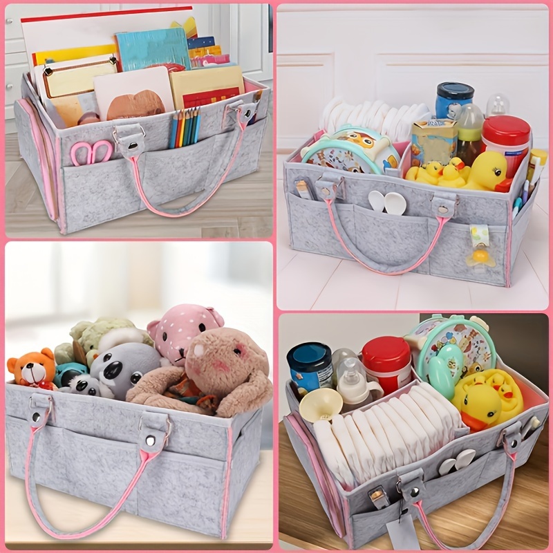 Baby Diaper Caddy Organizer fo - Baby Nursery Table reseña y precio