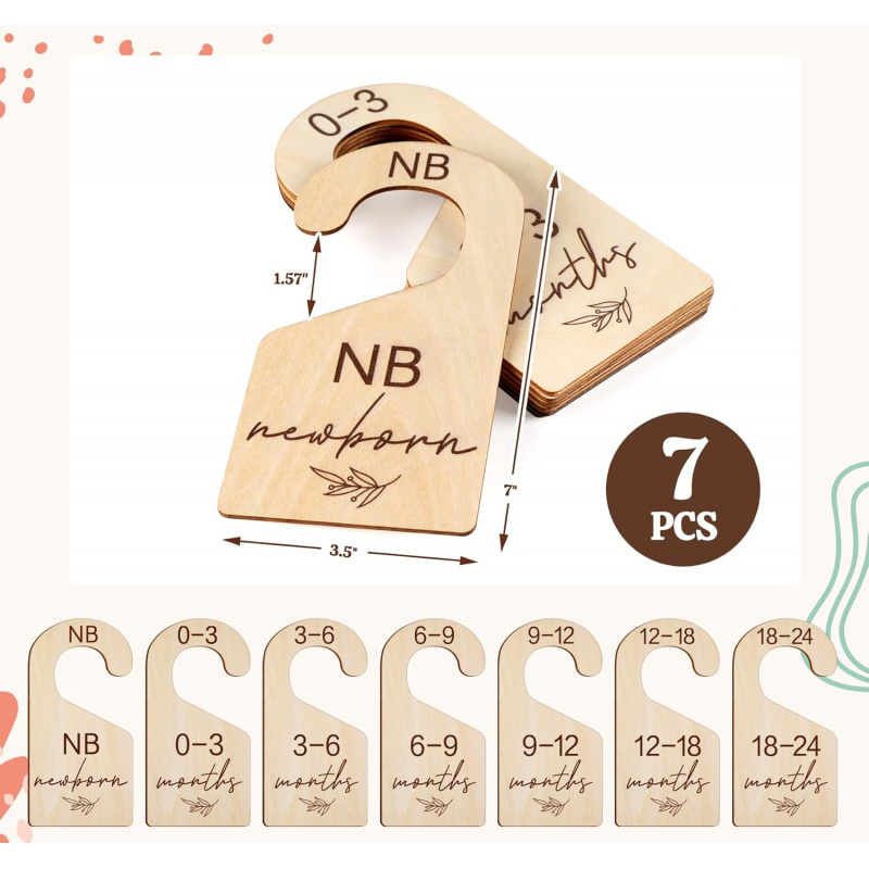 7PCS/SET Baby Closet Dividers  - Closet Organizer Baby reseña y precio