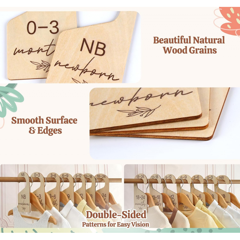 7PCS/SET Baby Closet Dividers  - Closet Organizer Baby reseña y precio