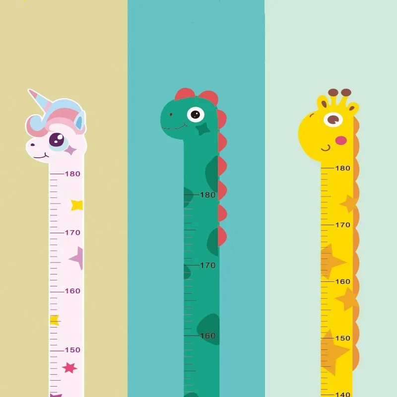 Cartoon Animals Baby Height Me - Baby Nursery Wall Mural reseña y precio