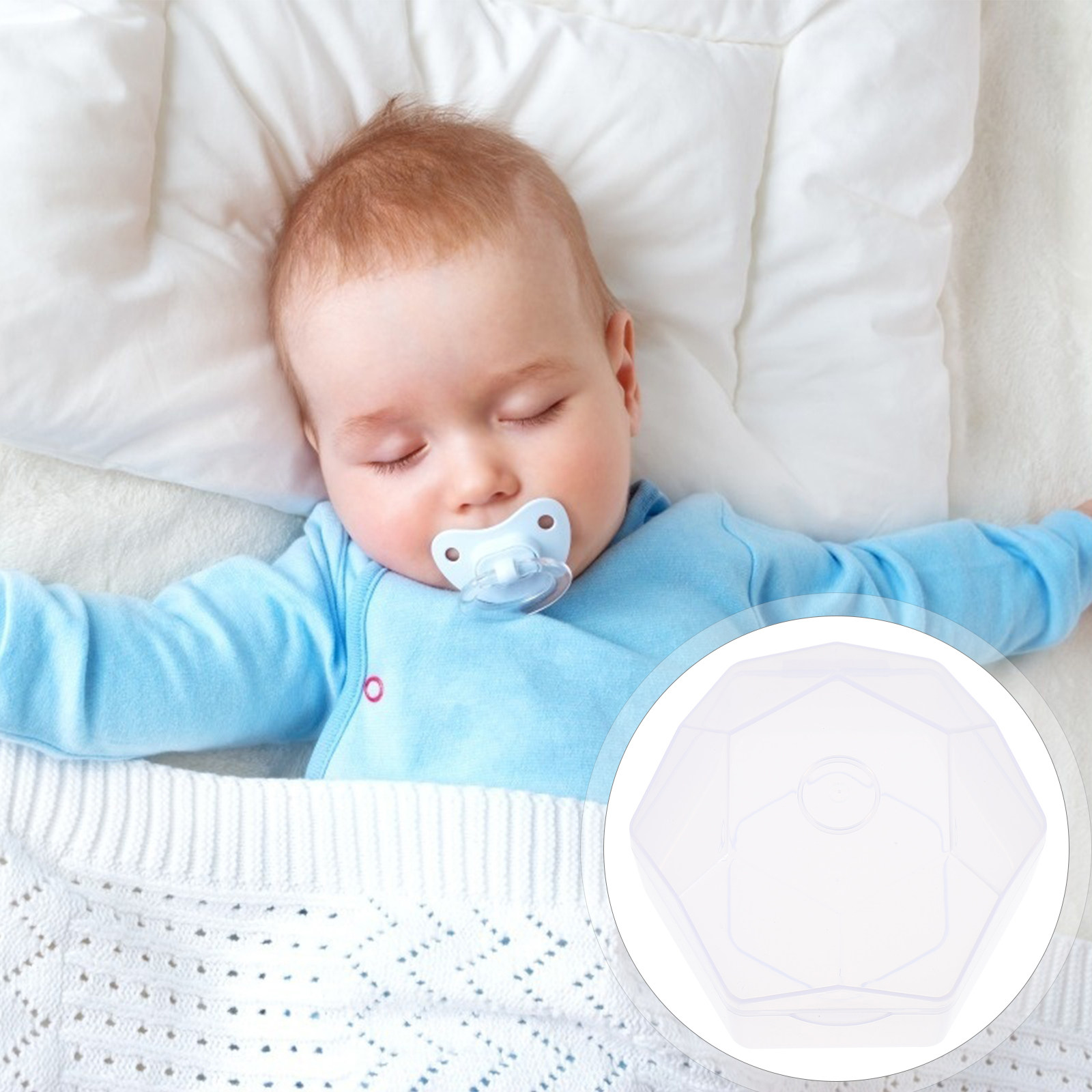 5Pcs Pacifier Storage Box Comp - Pacifier Sterilizer Case reseña y precio
