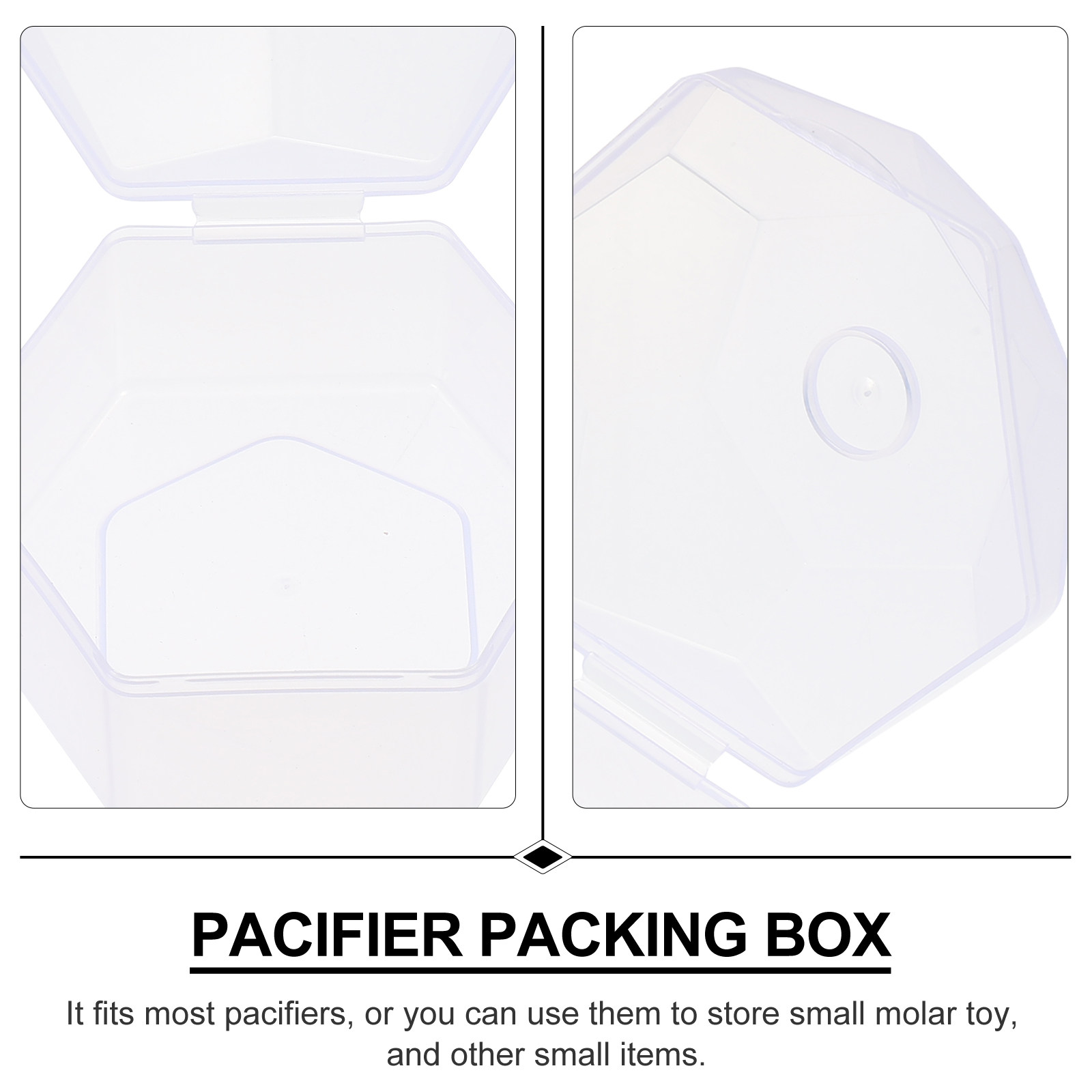 5Pcs Pacifier Storage Box Comp - Pacifier Sterilizer Case reseña y precio