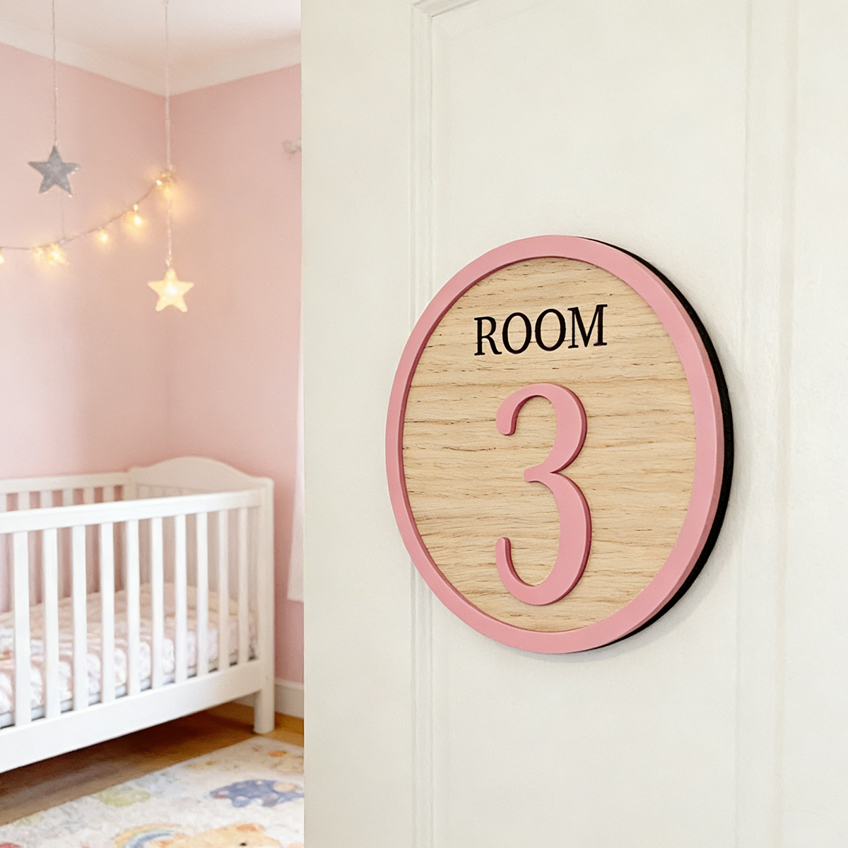 1Pc Cutom Room Number Wooden A - Baby Nursery Gifts reseña y precio