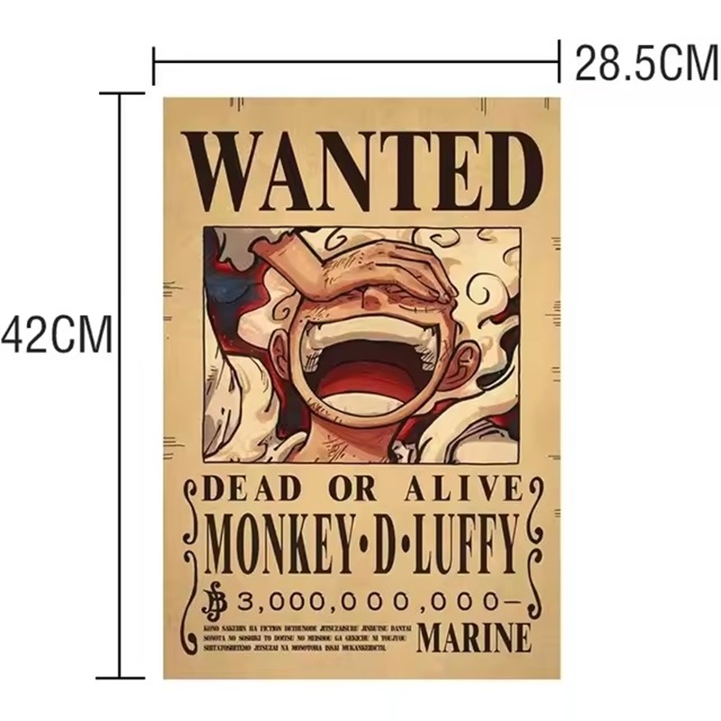 Anime One Piece Bounty Wanted  - Baby Nursery Wall Mural reseña y precio