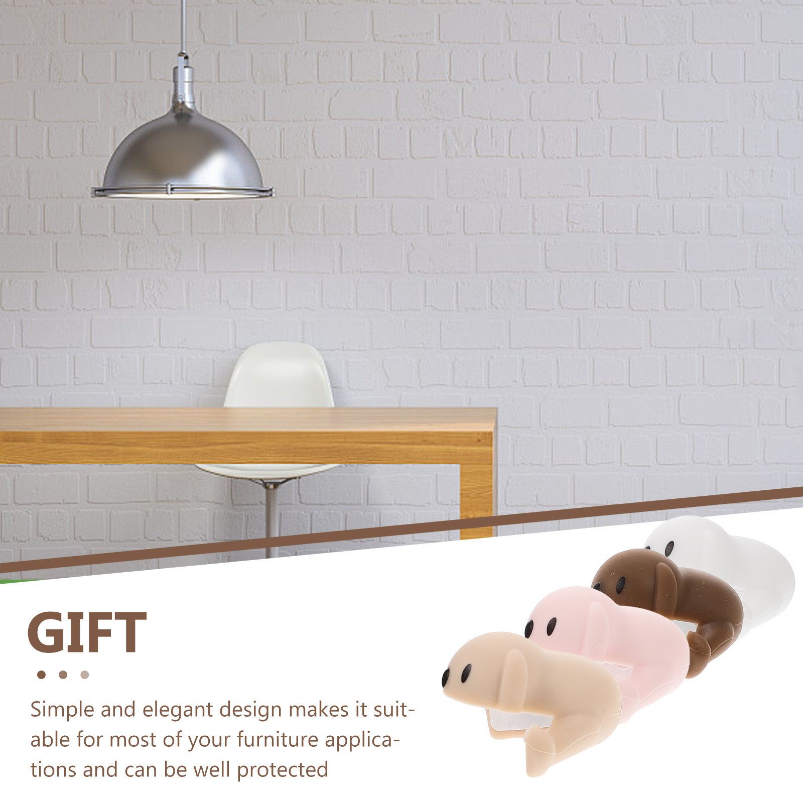 4Pcs Silicone Dog Shape Corner - Baby Nursery Table reseña y precio