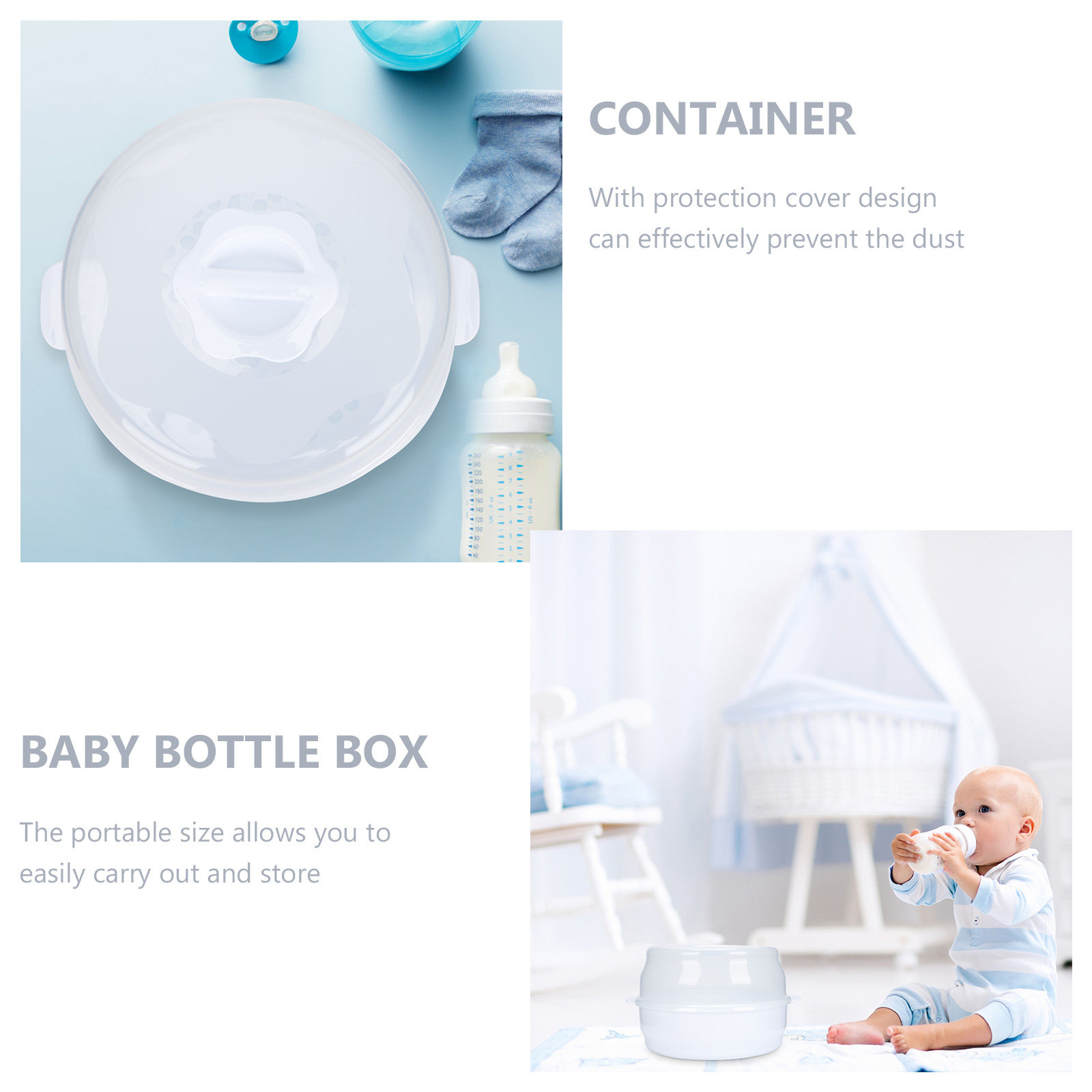 Baby Bottle Sterilizer Storage - Pacifier Sterilizer Case reseña y precio