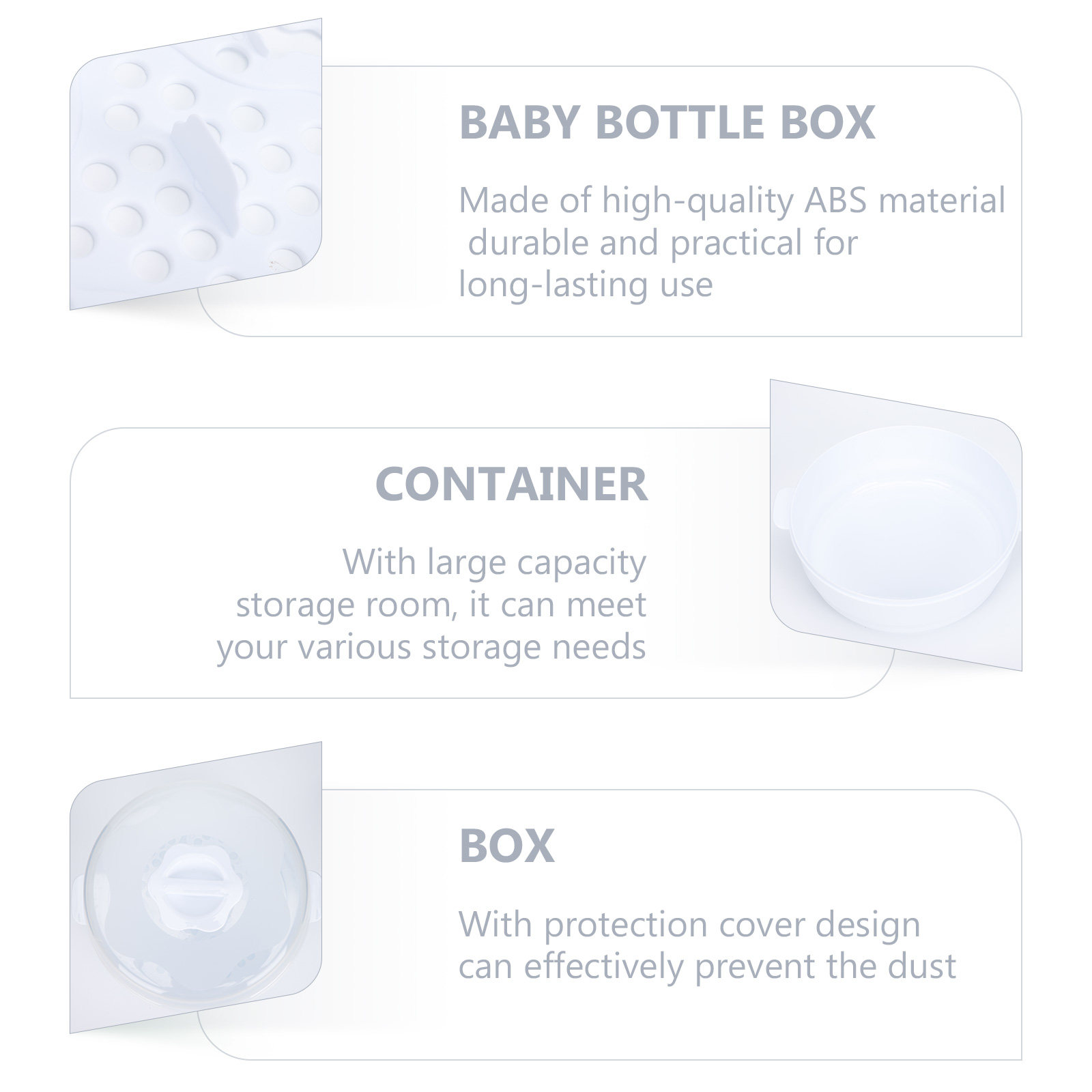 Baby Bottle Storage Box Microw - Pacifier Sterilizer Case reseña y precio