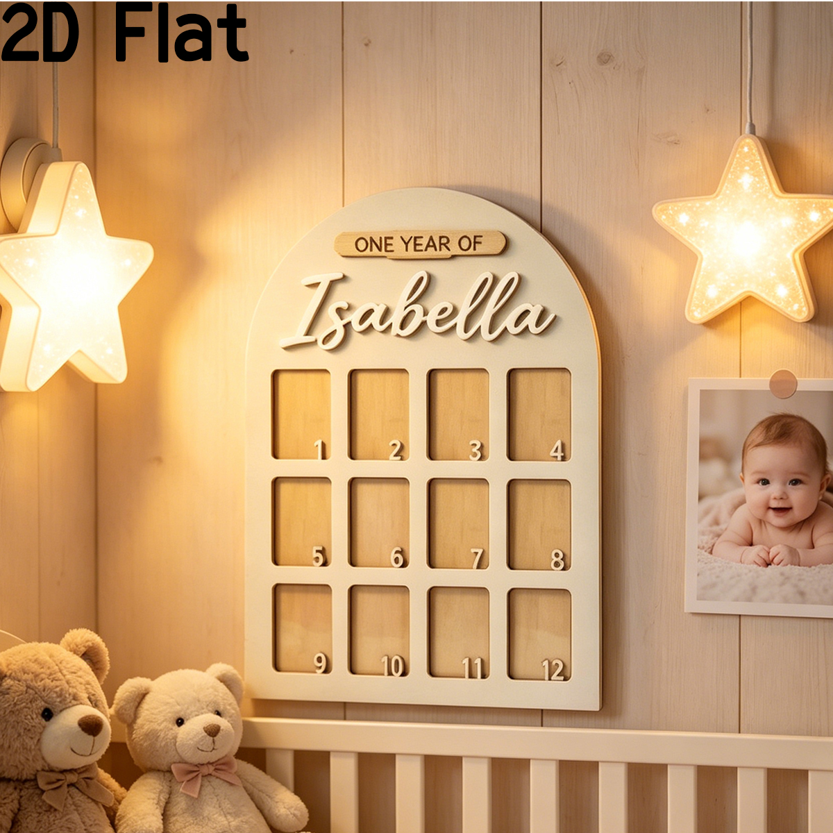 1Pc Custom Photo Record Board  - Baby Nursery Gifts reseña y precio