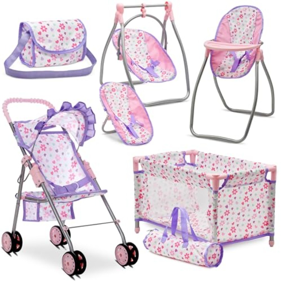 Baby Doll Stroller Bed and Swi - Baby Nursery Furniture Sets reseña y precio