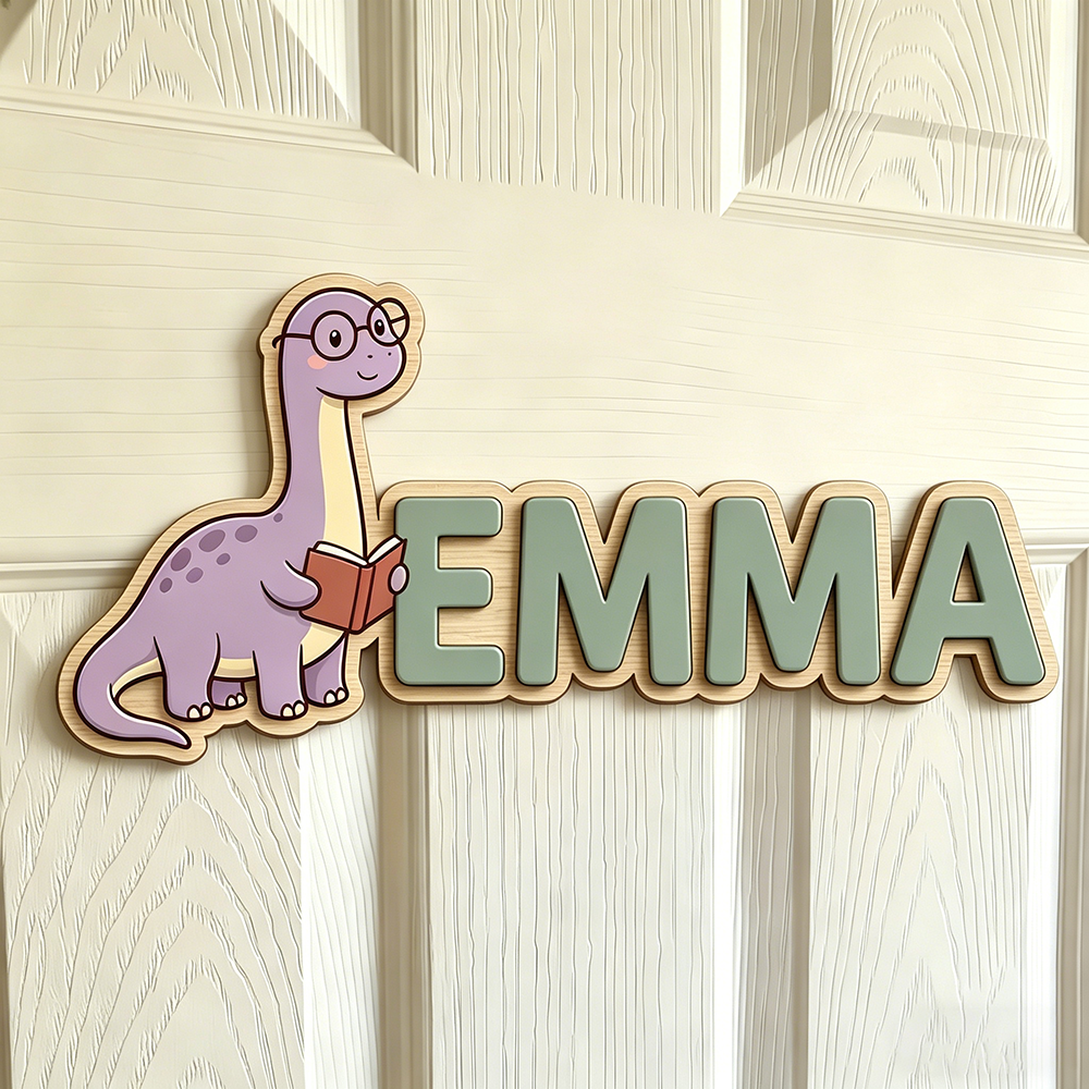 Whimsical Nerdy Dinosaur Custo - Baby Nursery Unisex reseña y precio