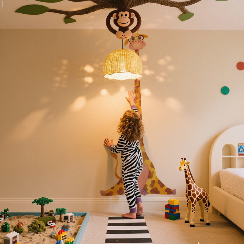 Giraffe Growth Chart Wall Stic - Baby Nursery Wall Mural reseña y precio