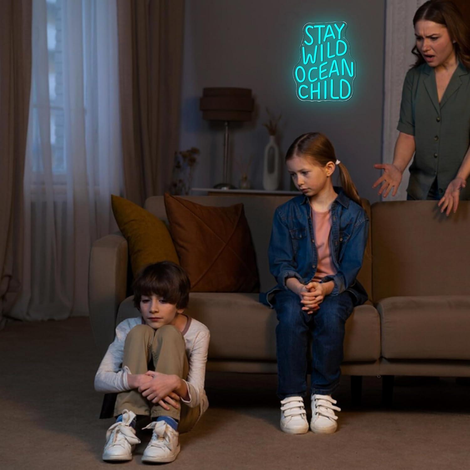 Stay Wild Ocean Child Neon Sig - Baby Nursery Wall Lights reseña y precio