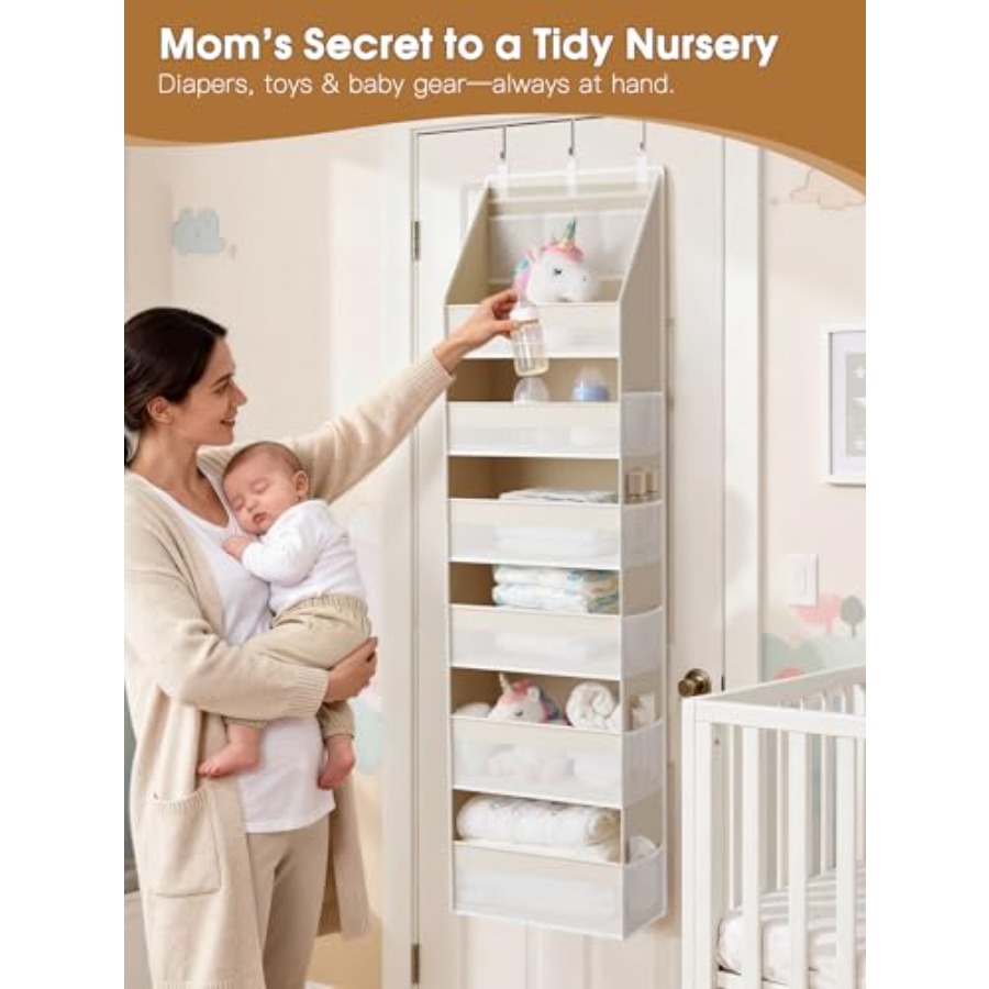 Over the Door Organizer, 6-She - Closet Organizer Baby reseña y precio