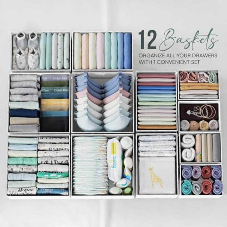 Drawer Organizer Clothes Set o - Closet Organizer Baby reseña y precio