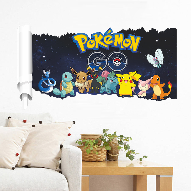 Cartoon Pokémon Pikachu Wall S - Baby Nursery Wall Mural reseña y precio