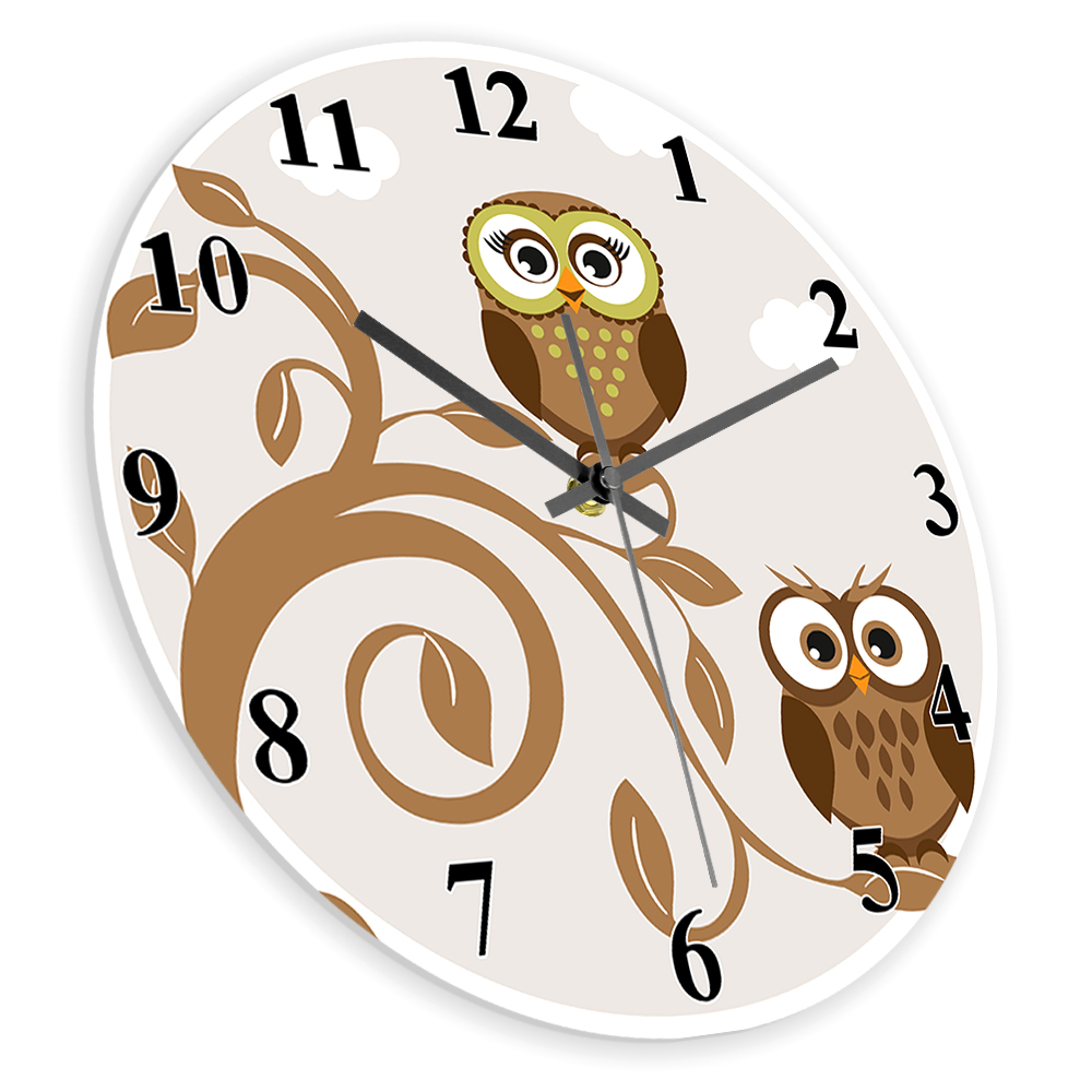 Whimsical Cartoon Owls on Tree - Baby Nursery Frames reseña y precio