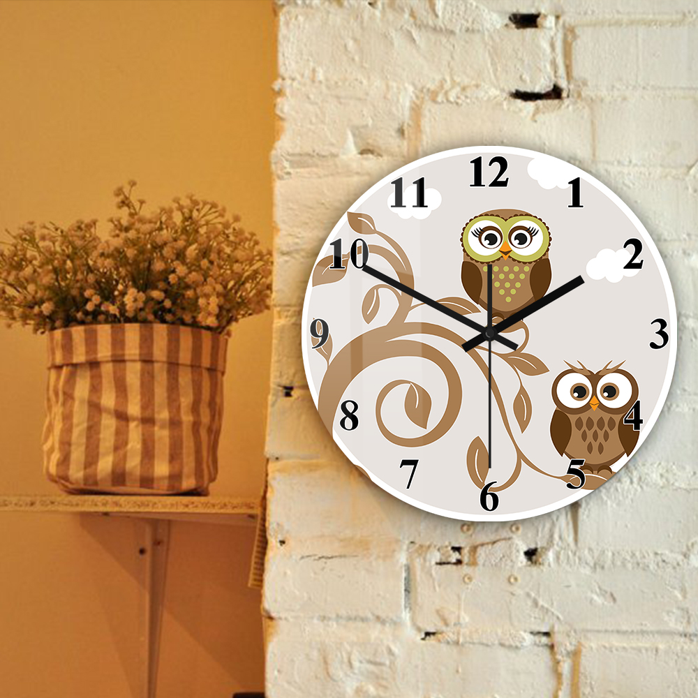 Whimsical Cartoon Owls on Tree - Baby Nursery Frames reseña y precio