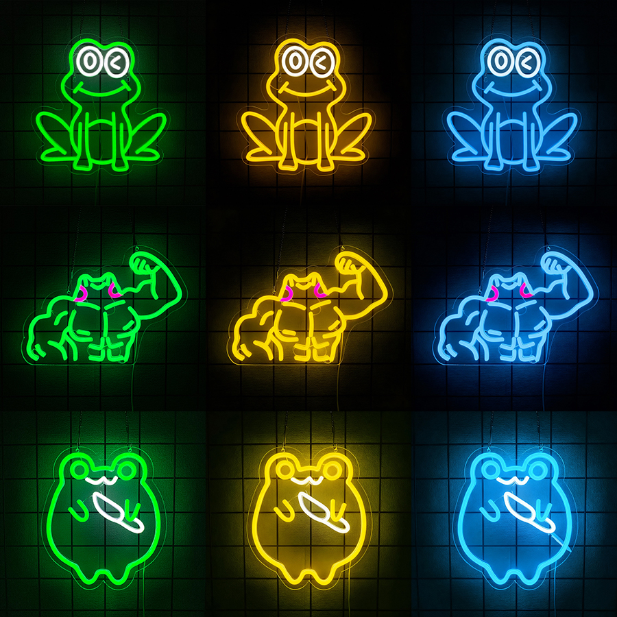 Frog Neon Sign,LED Art Sign Fo - Baby Nursery Wall Lights reseña y precio