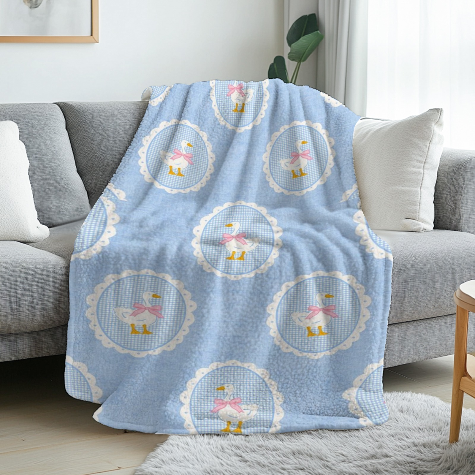 VIKAMA Gingham Blue Cottage Du - Baby Nursery In Hospital reseña y precio