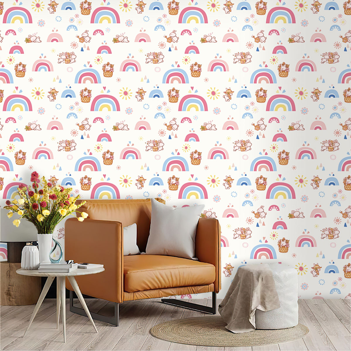 Boho Rainbow Kids Stick and Pe - Baby Nursery Water reseña y precio
