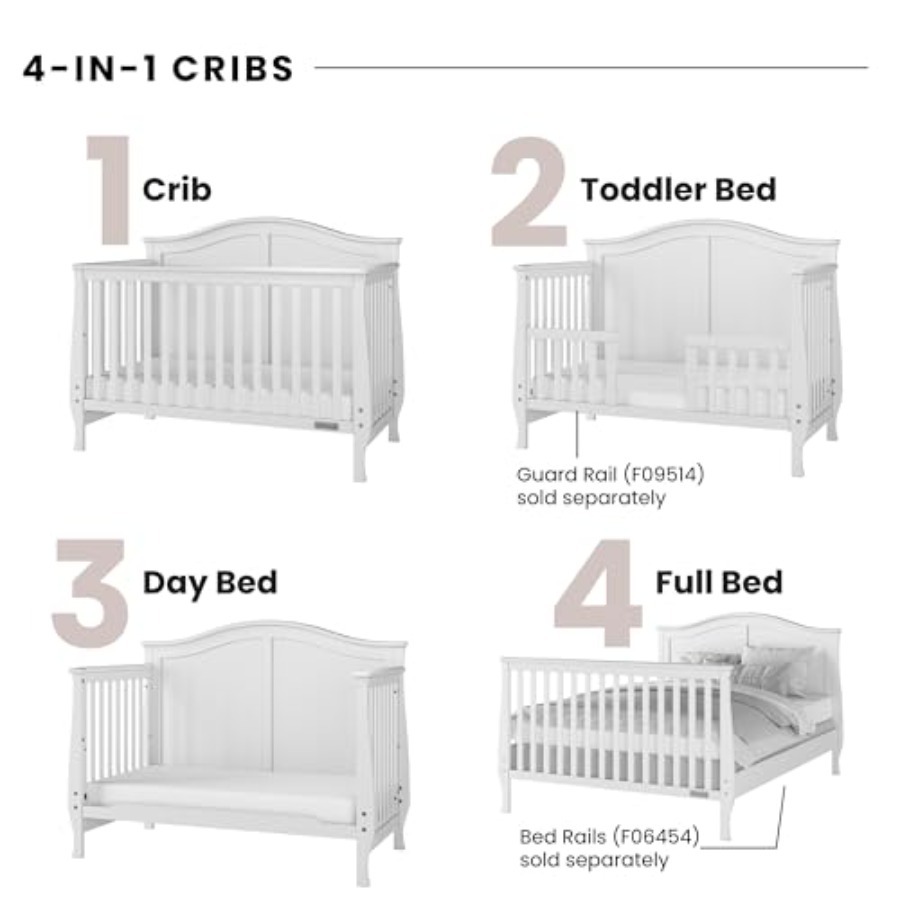 Camden Design 4-in-1 Convertib - Baby Nursery Furniture Sets reseña y precio
