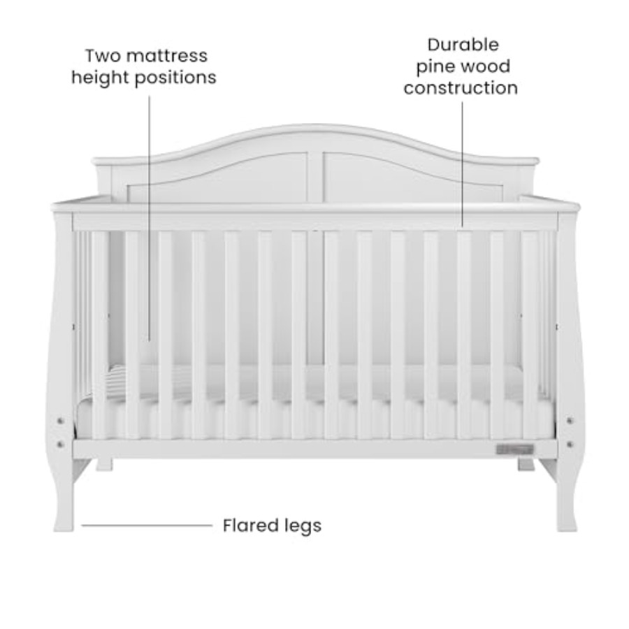Camden Design 4-in-1 Convertib - Baby Nursery Furniture Sets reseña y precio