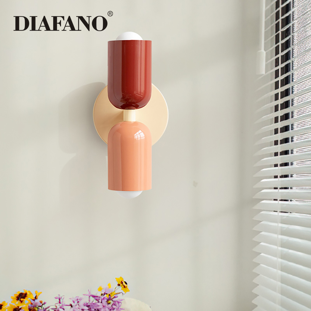 Nordic Wall Lamp Colorfully Do - Baby Nursery Wall Lights reseña y precio